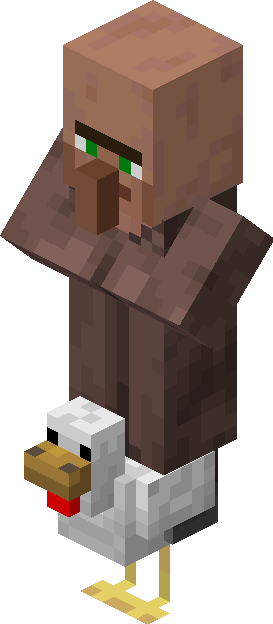 Java Edition:Villager Chicken Jockey - Minecraft Discontinued Features Wiki