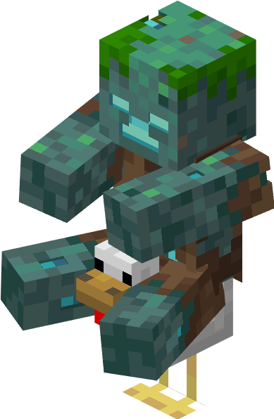 Java Edition:Adult Drowned Chicken Jockey - Minecraft Discontinued ...