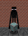 Enderman Holding Diamond Ore.png