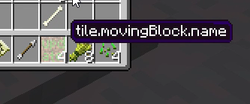 movingBlock in an inventory