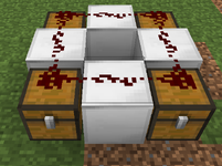 4 L-junction redstone lines over a chest