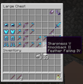 Multiple incompatible enchantments on a pickaxe