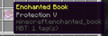 A Protection V book in the inventory.